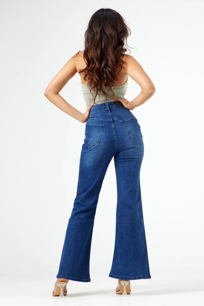 Becky High Rise Bootcut Jeans