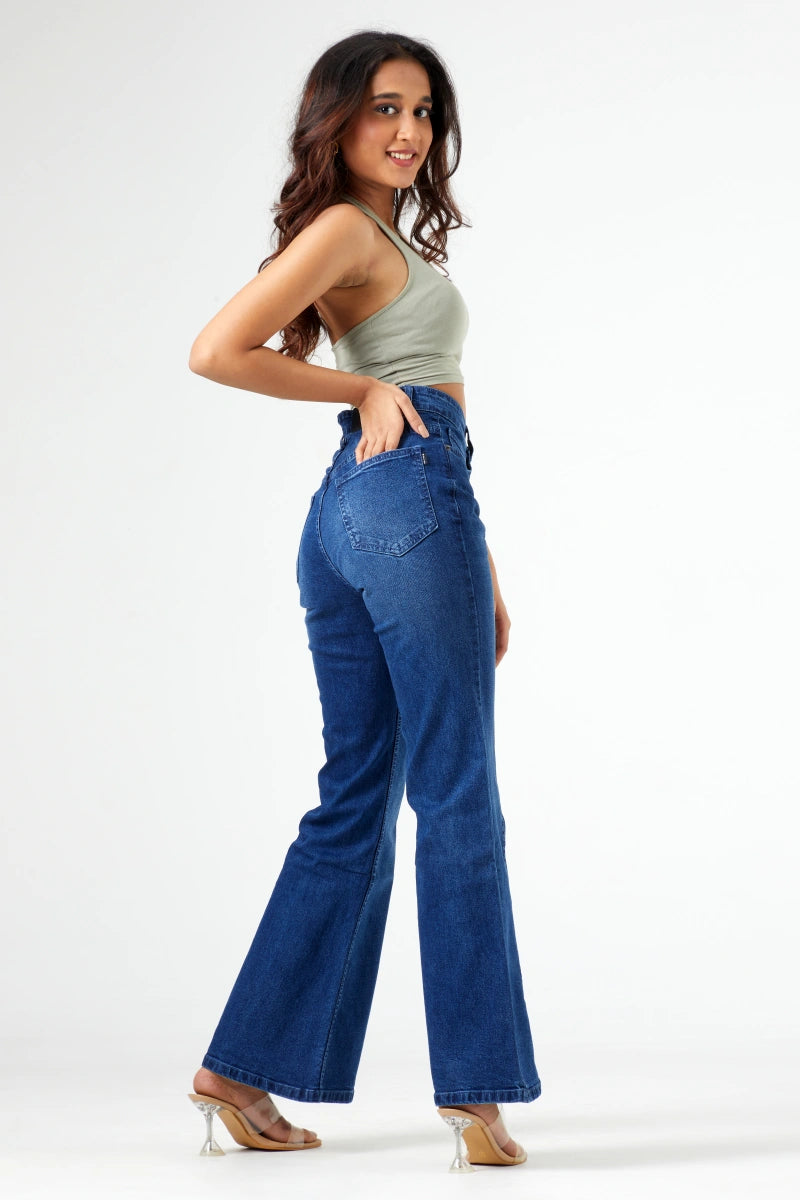 Becky High Rise Bootcut Jeans