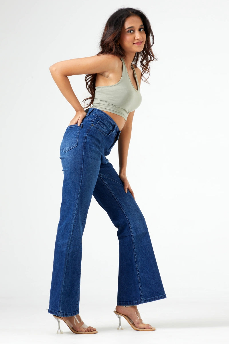 Becky High Rise Bootcut Jeans