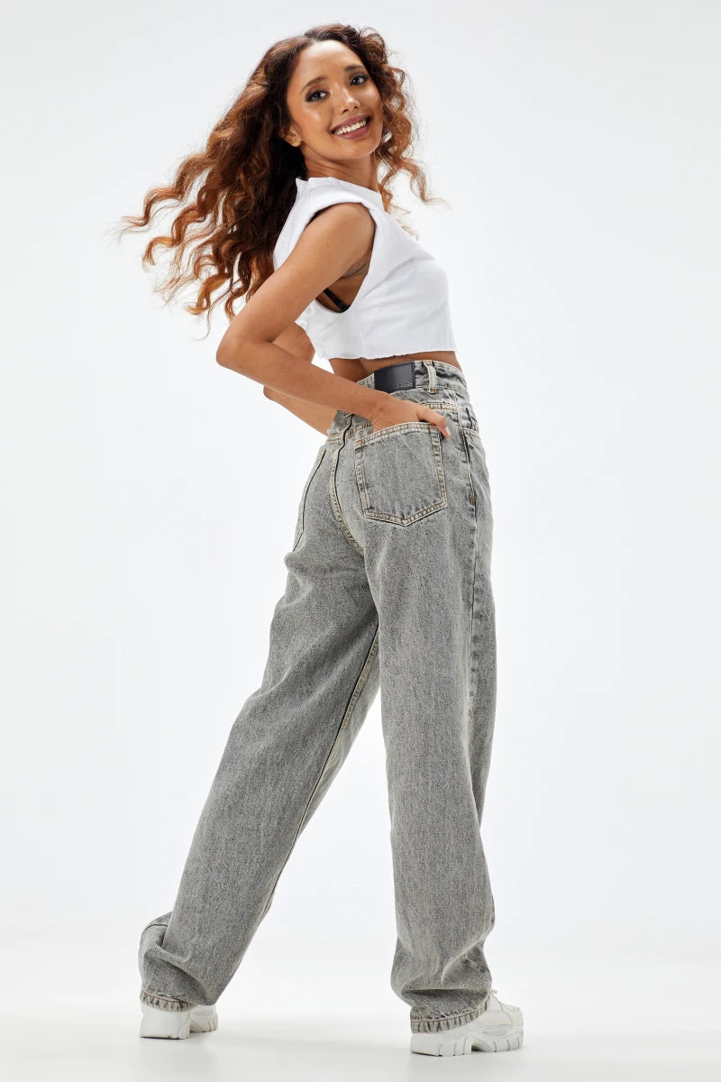 Billie High Rise Baggy Jeans by Madish