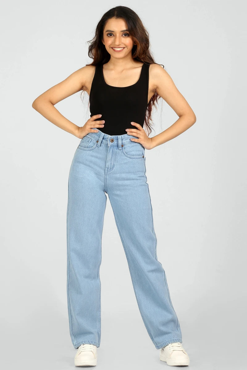 Kira Relaxed Baggy High Waist Jeans by Madish