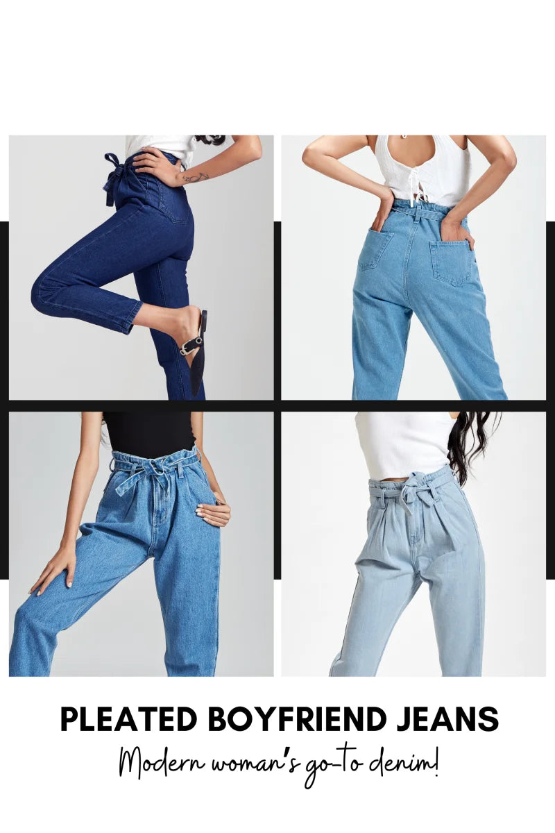 Buy Nifty Women's Denim Straight Fit Boyfriend Jeans(Jean_1444_ICE_28_Sky  Blue_28) Women's Denim Straight Fit Boyfriend Jeans(Jean_1444_Gry_28_Grey_28)  Combo at Amazon.in