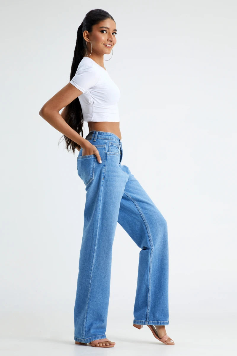 Oliver Icy Straight Leg Jeans by Madish