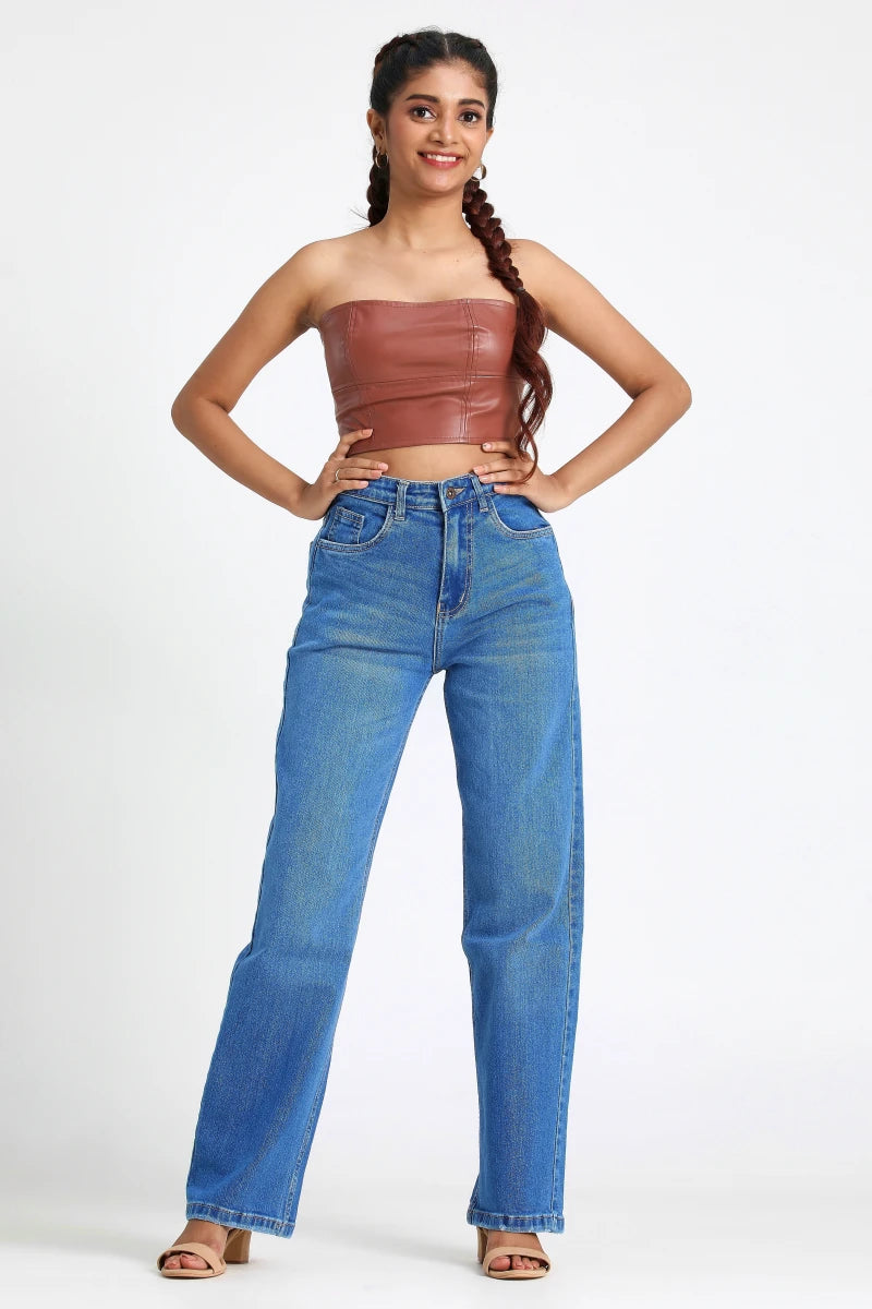 Summer Celine Straight Leg Jeans by Madish