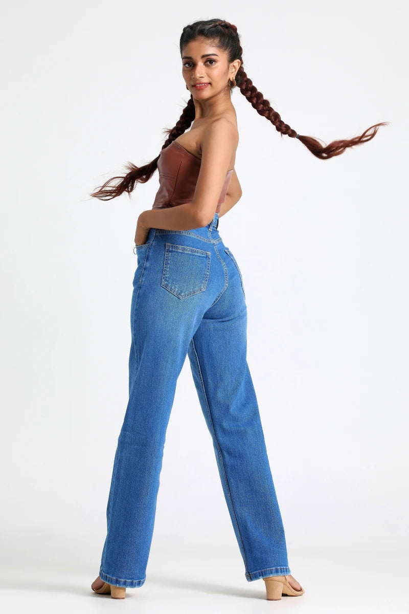 Summer Celine Straight Leg Jeans by Madish