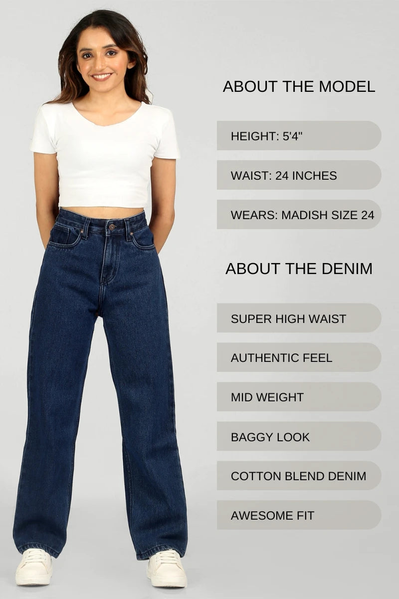 The 80s Popstar High Waist Jeans by Madish