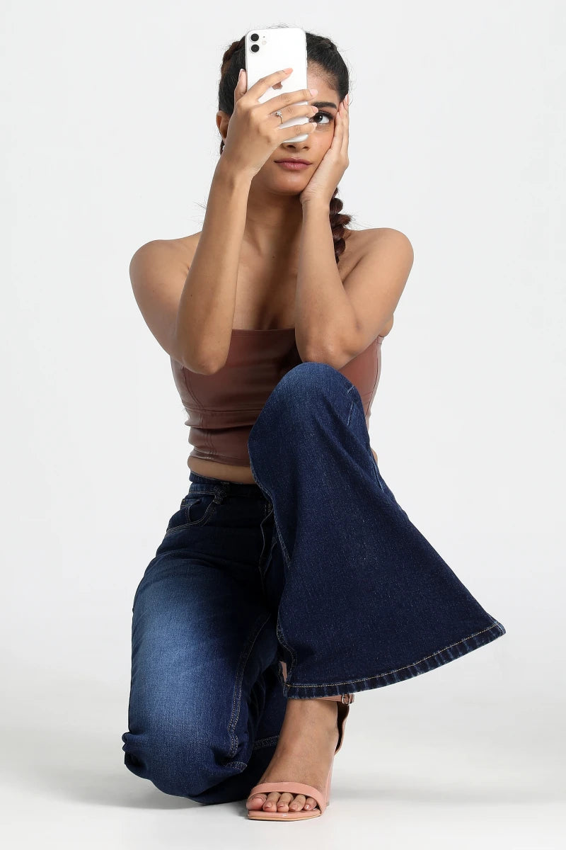 The 80s Vintage Bootcut High Waist Jeans by Madish