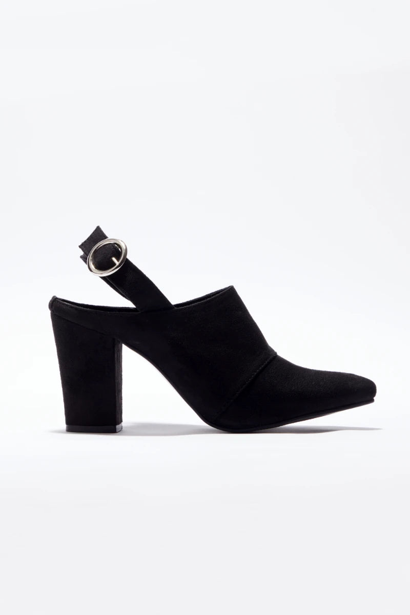 The Alpha Fem Suede Mules by Boo & Babe