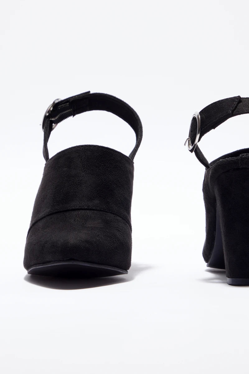 The Alpha Fem Suede Mules by Boo & Babe