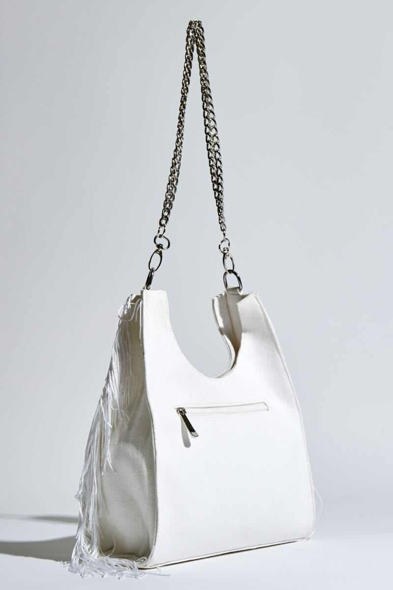 Buy IRTH White Solid Medium Shoulder Bag Online At Best Price @ Tata CLiQ