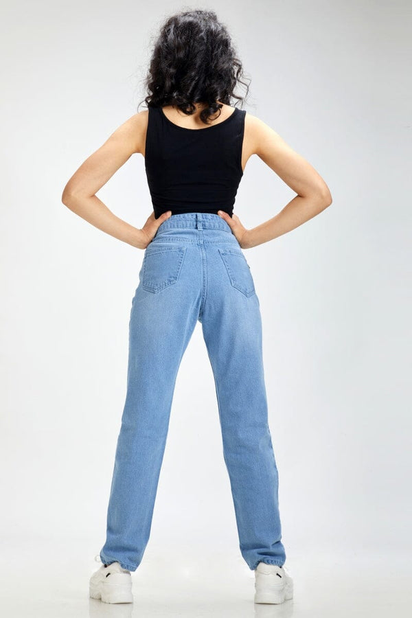 90s High Waist Jeans Straight Jeans Madish