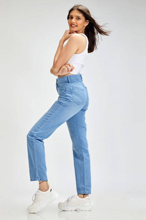 90s | High Waist Jeans | Straight Jeans | Madish