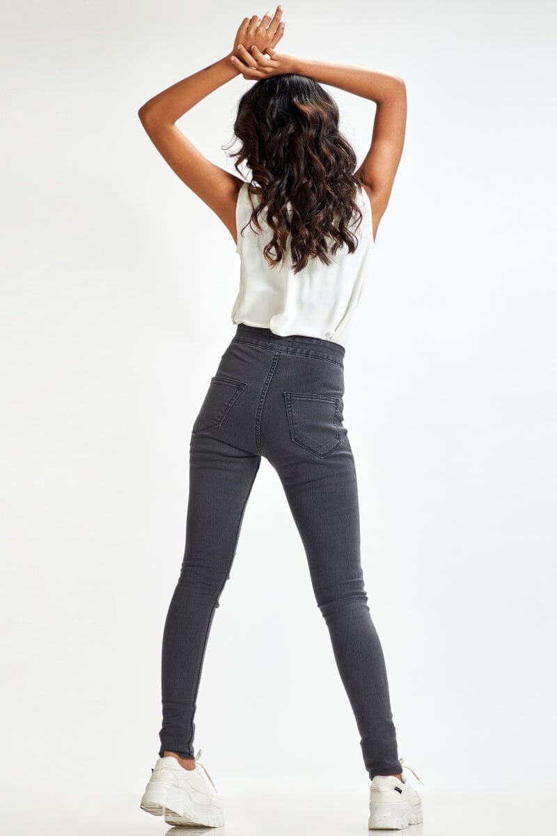 the classic skinny high waist jeans jeans madish 425866