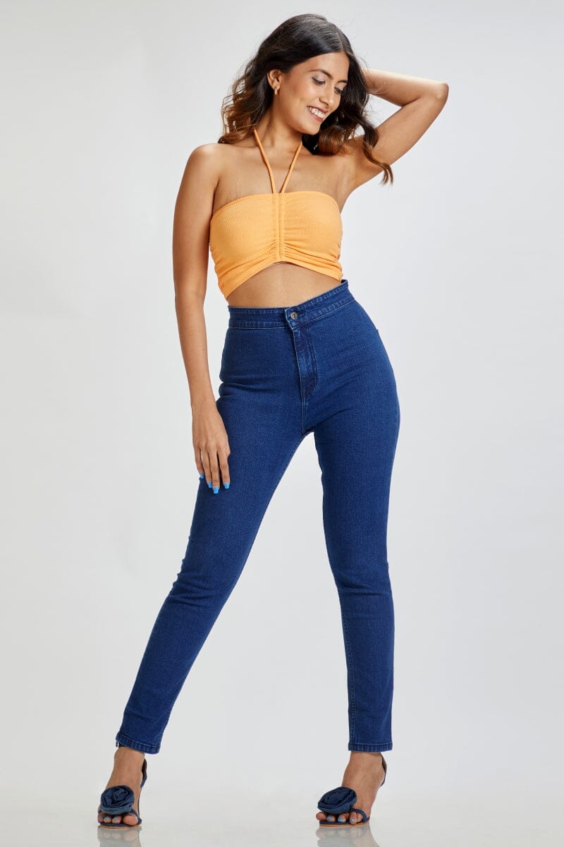 the classic skinny high waist jeans jeans madish 711991